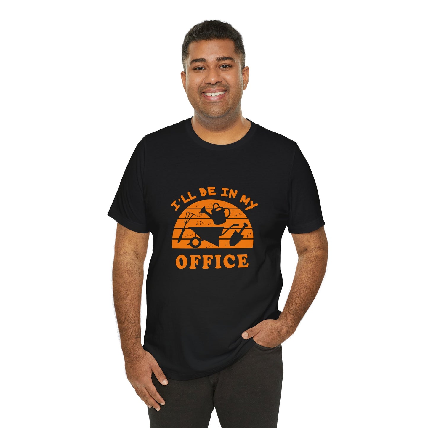 I'll Be In My Office T-Shirt — Gardening Watering Can Graphic Tee