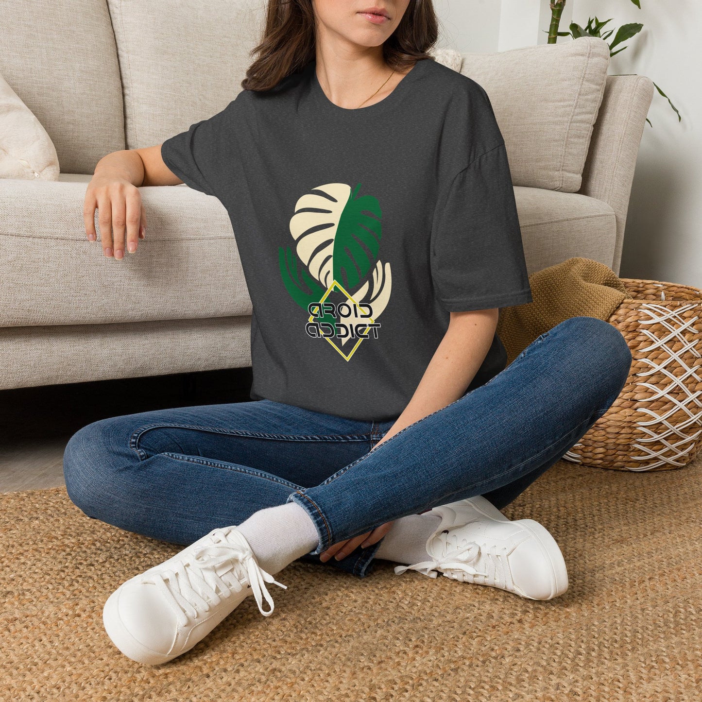 Monstera Leaf Tee - Aroid Addict — Tropical Plant Lover T-Shirt