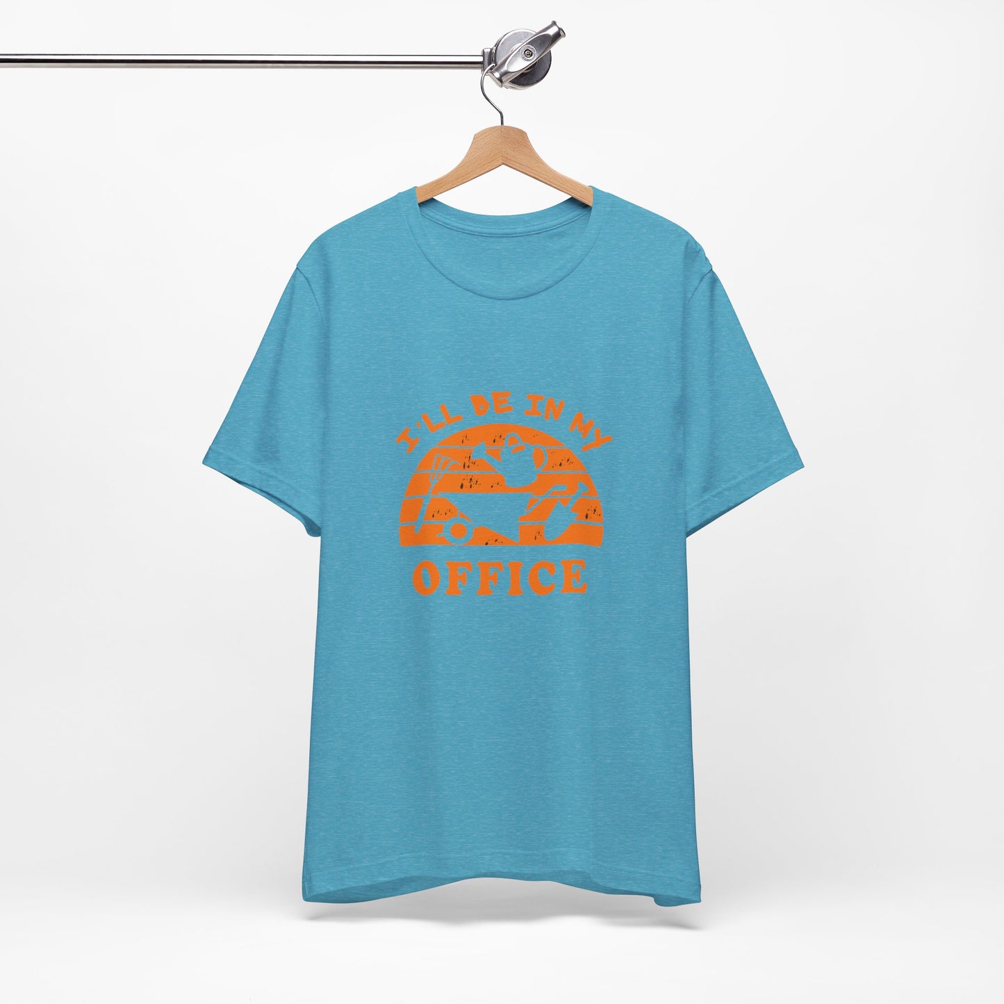I'll Be In My Office T-Shirt — Gardening Watering Can Graphic Tee
