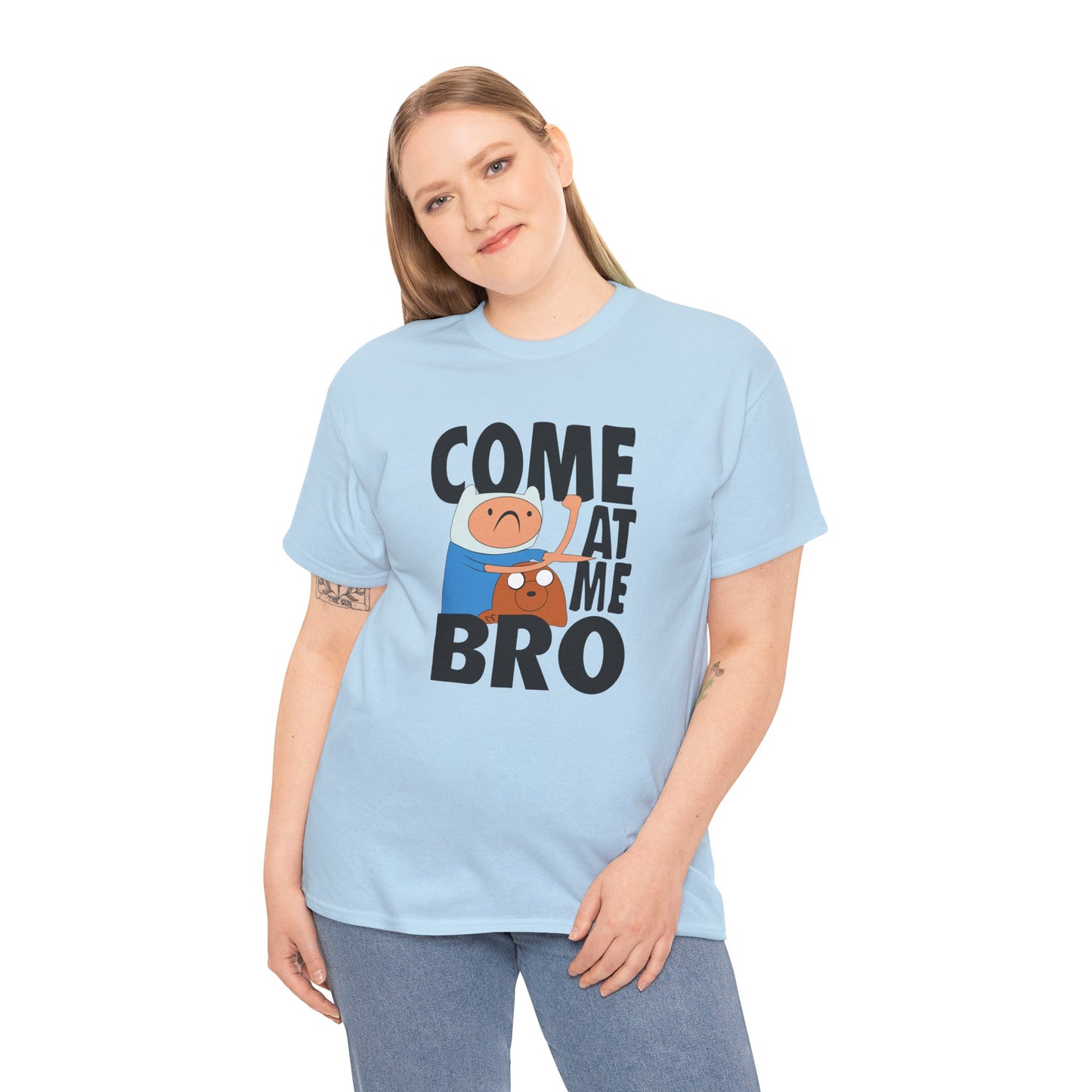 Come At Me Bro T‑Shirt — Funny Cartoon Bros Graphic Tee