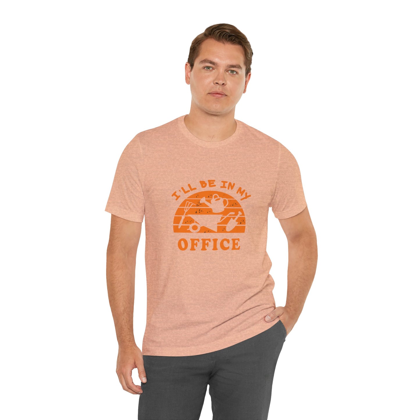 I'll Be In My Office T-Shirt — Gardening Watering Can Graphic Tee
