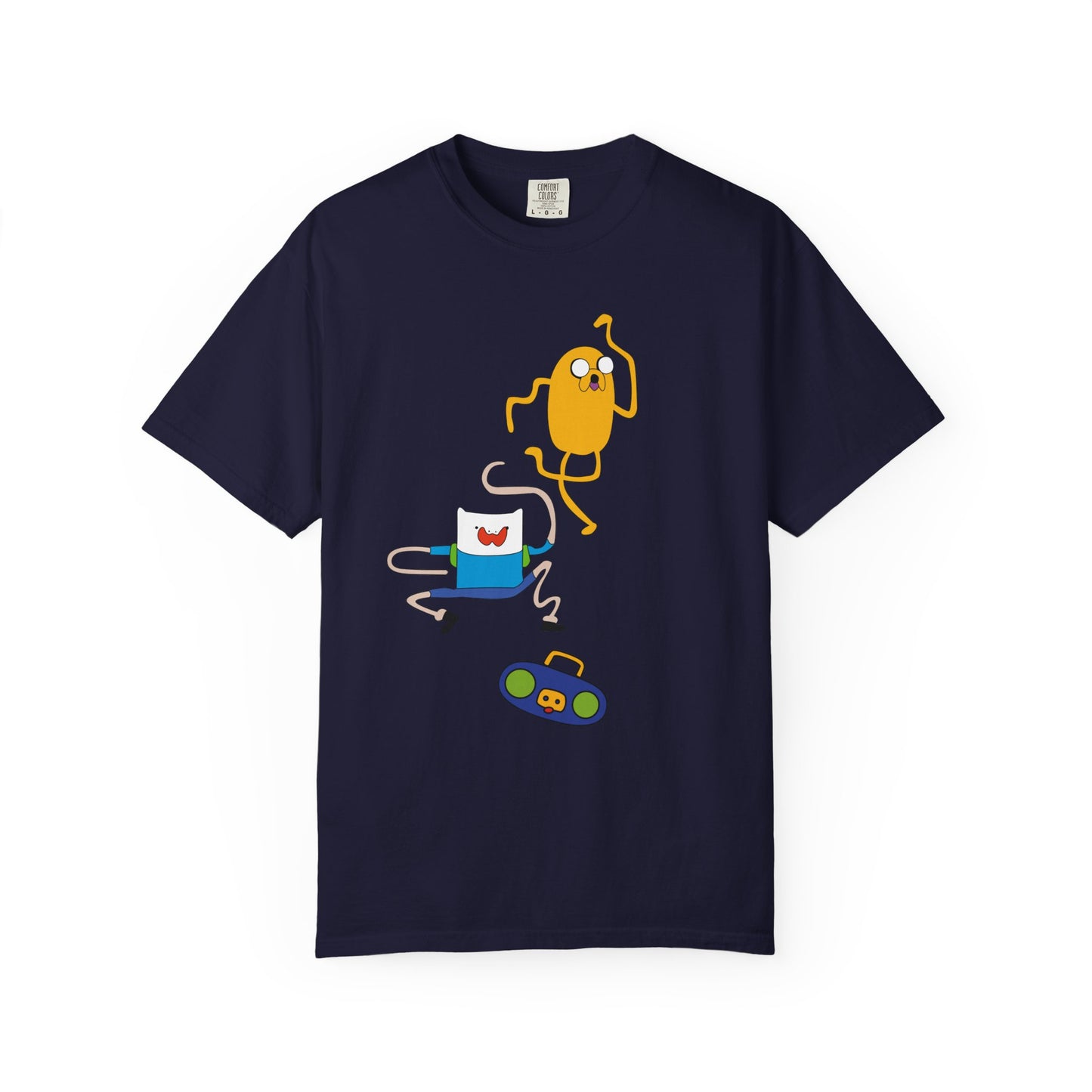Adventure Time Dance Party T-Shirt — Jake & Radio Cartoon Tee
