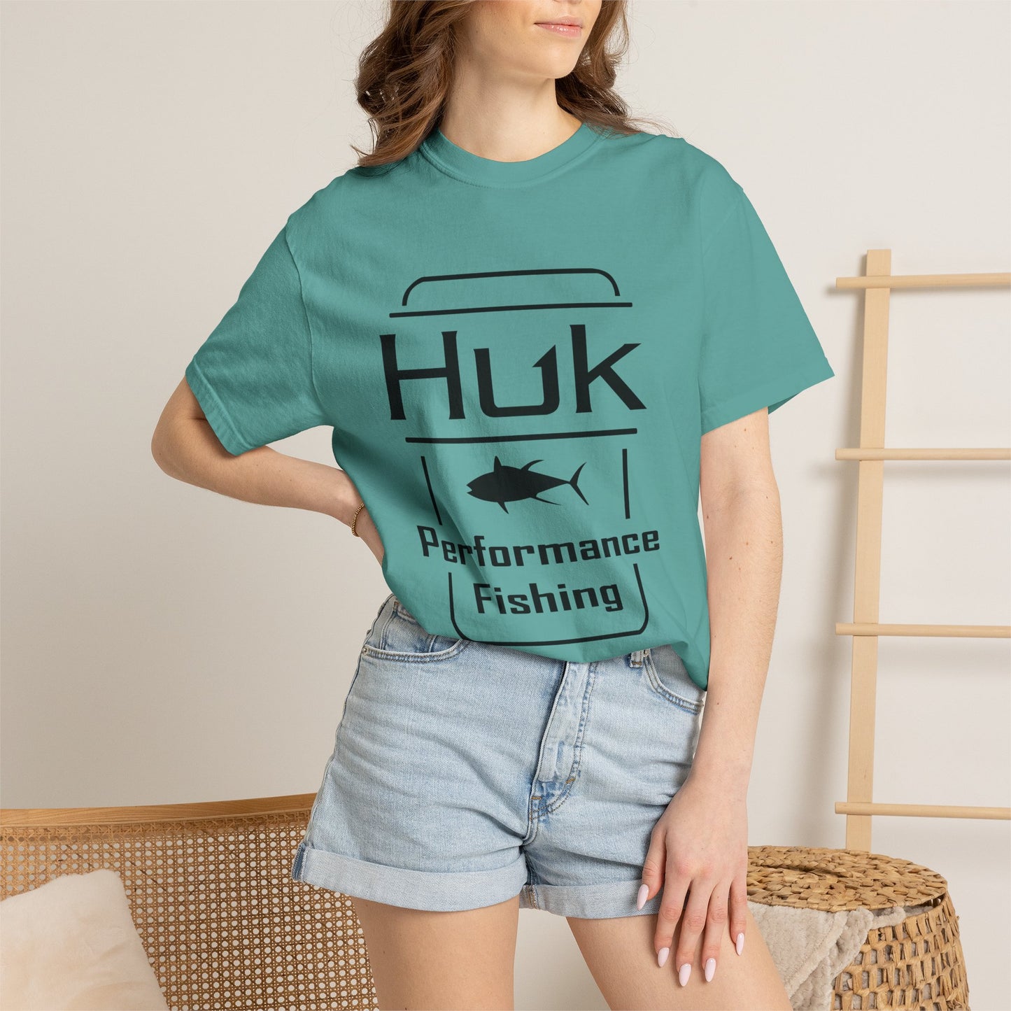 HUK Fishing Performance T-Shirt — "Huk Performance Fishing" Graphic Tee