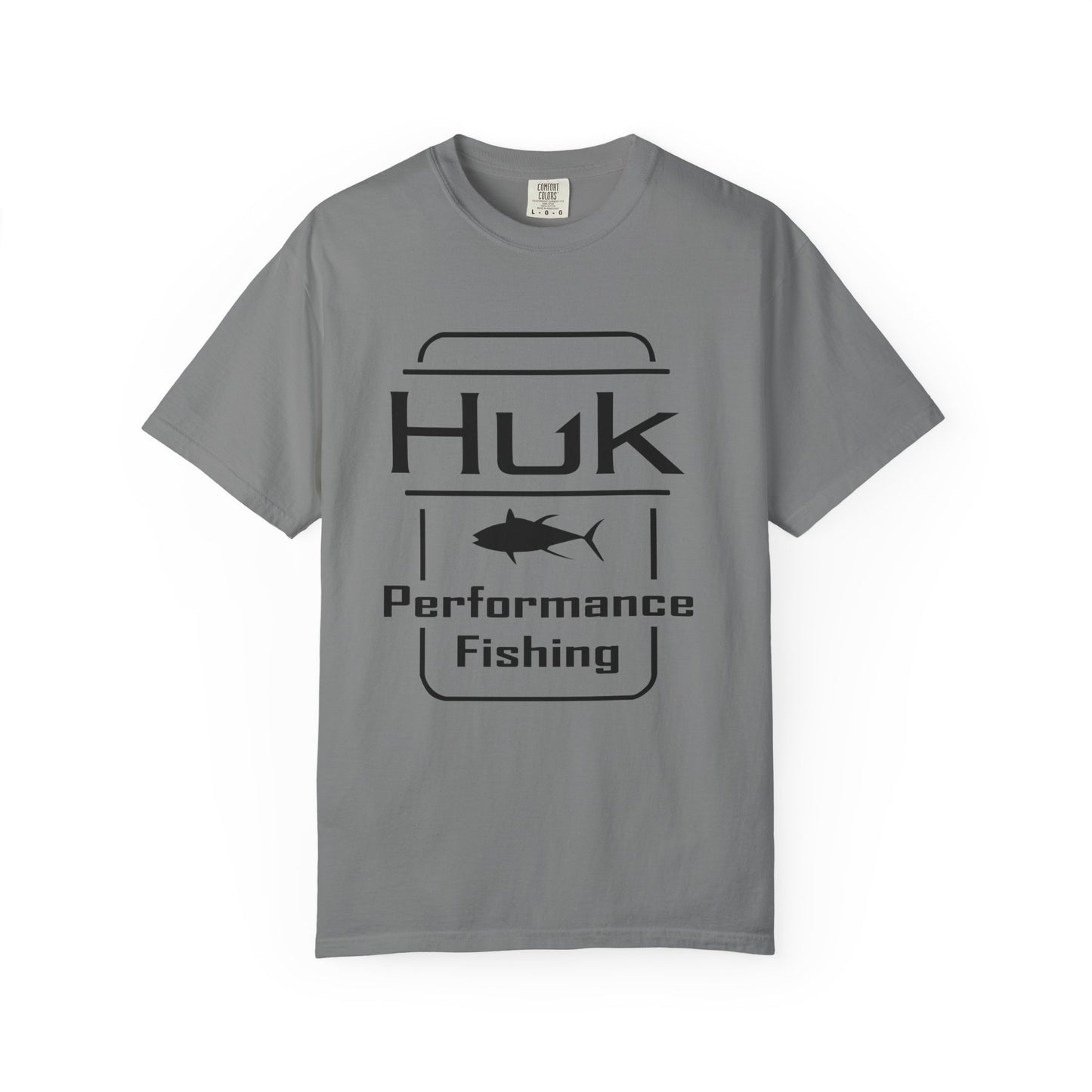 HUK Fishing Performance T-Shirt — "Huk Performance Fishing" Graphic Tee