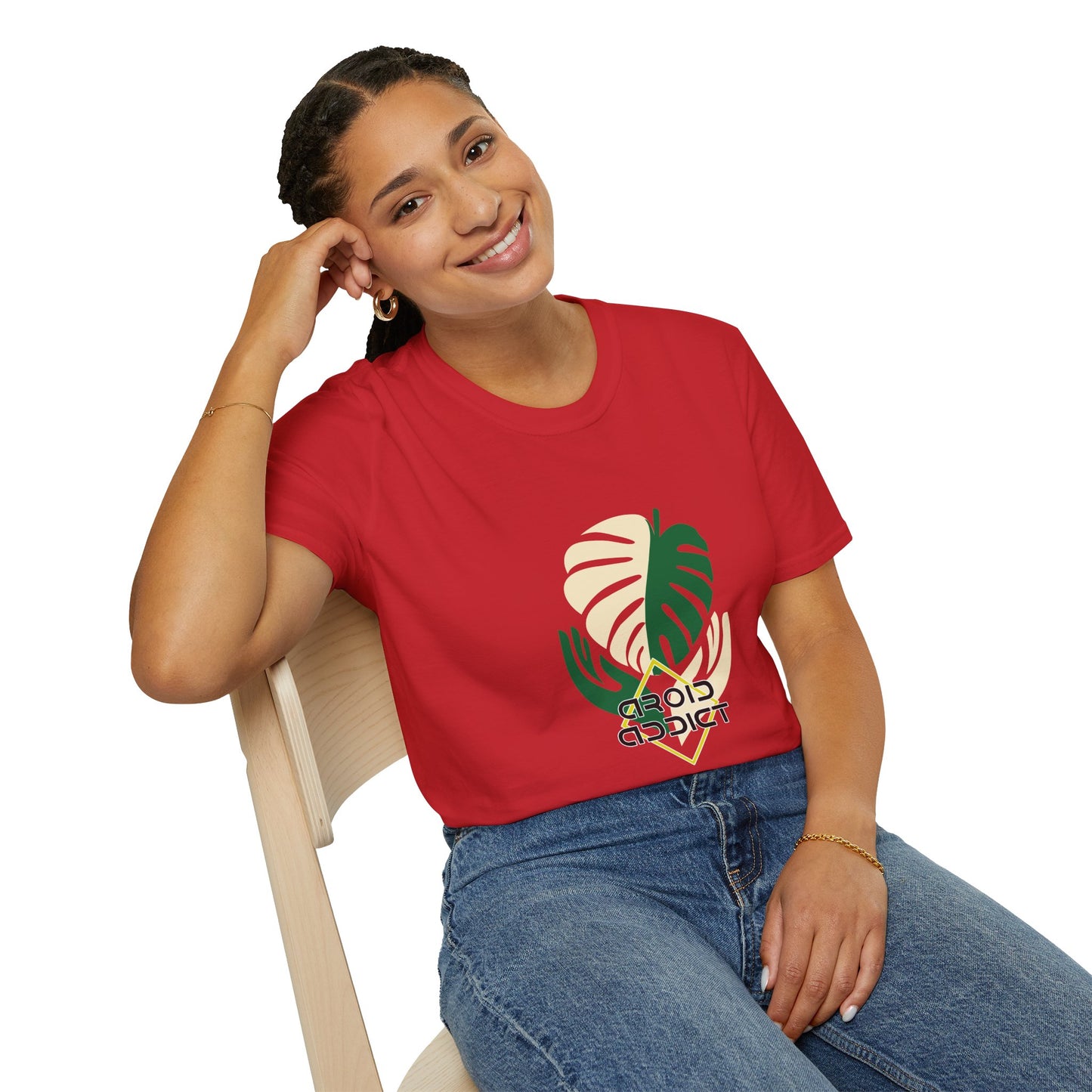 Monstera Leaf Tee - Aroid Addict — Tropical Plant Lover T-Shirt