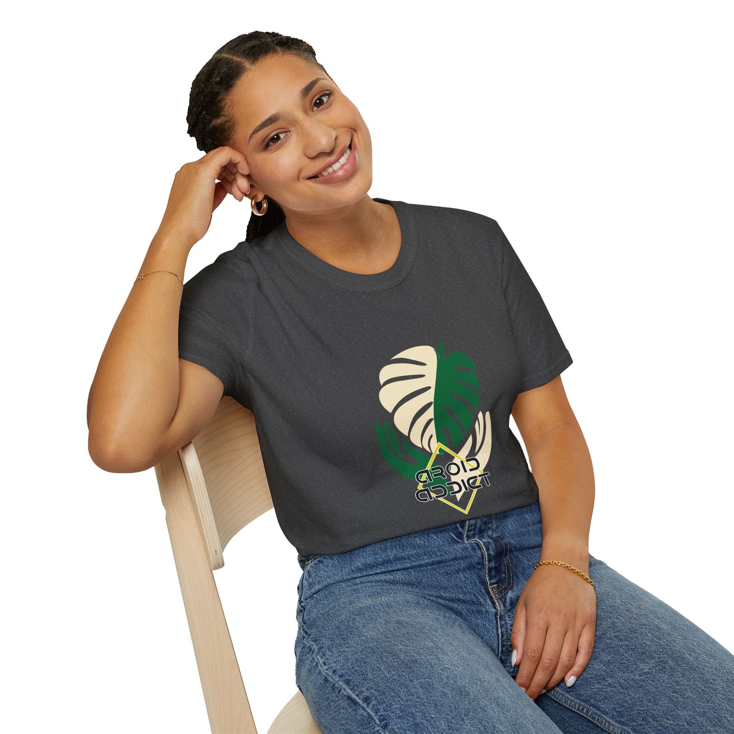 Monstera Leaf Tee - Aroid Addict — Tropical Plant Lover T-Shirt