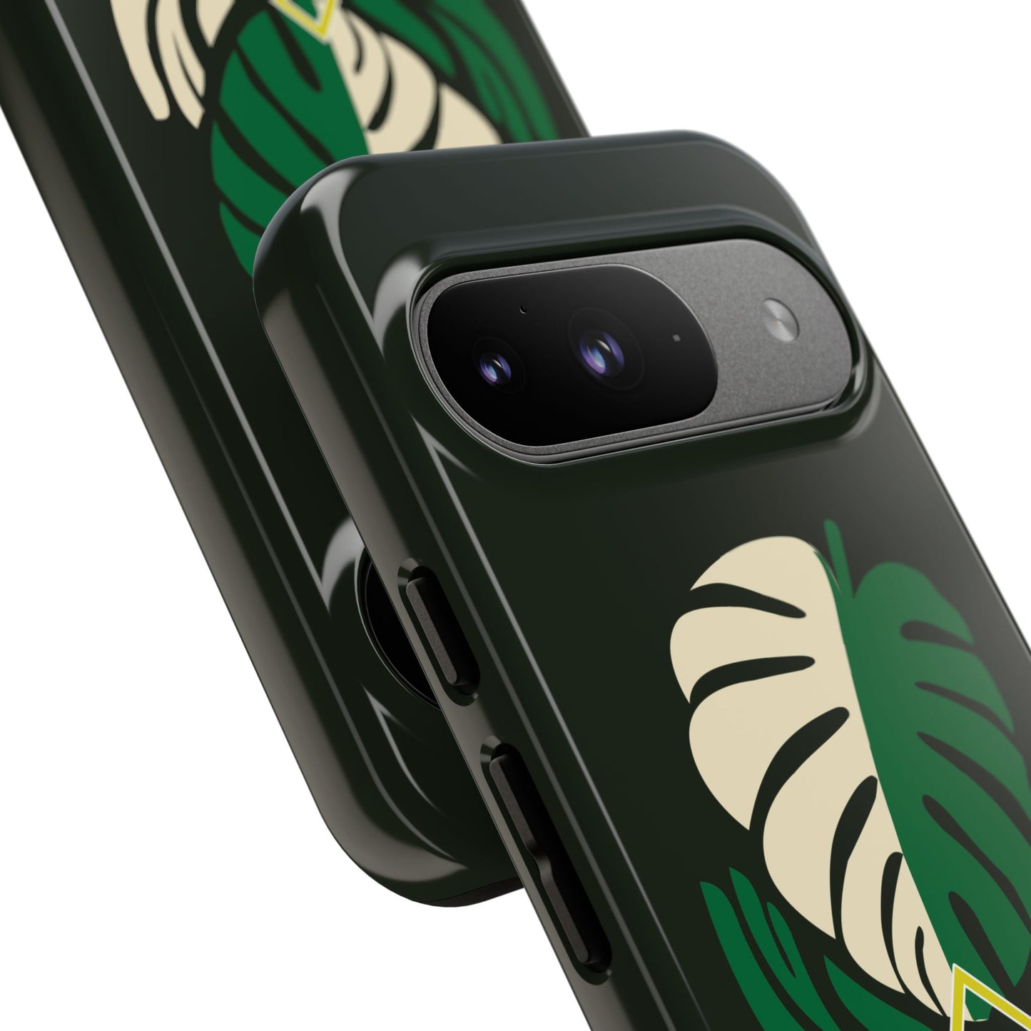 Phone Case — 'Droid Addict' Tropical Monstera Protective Case
