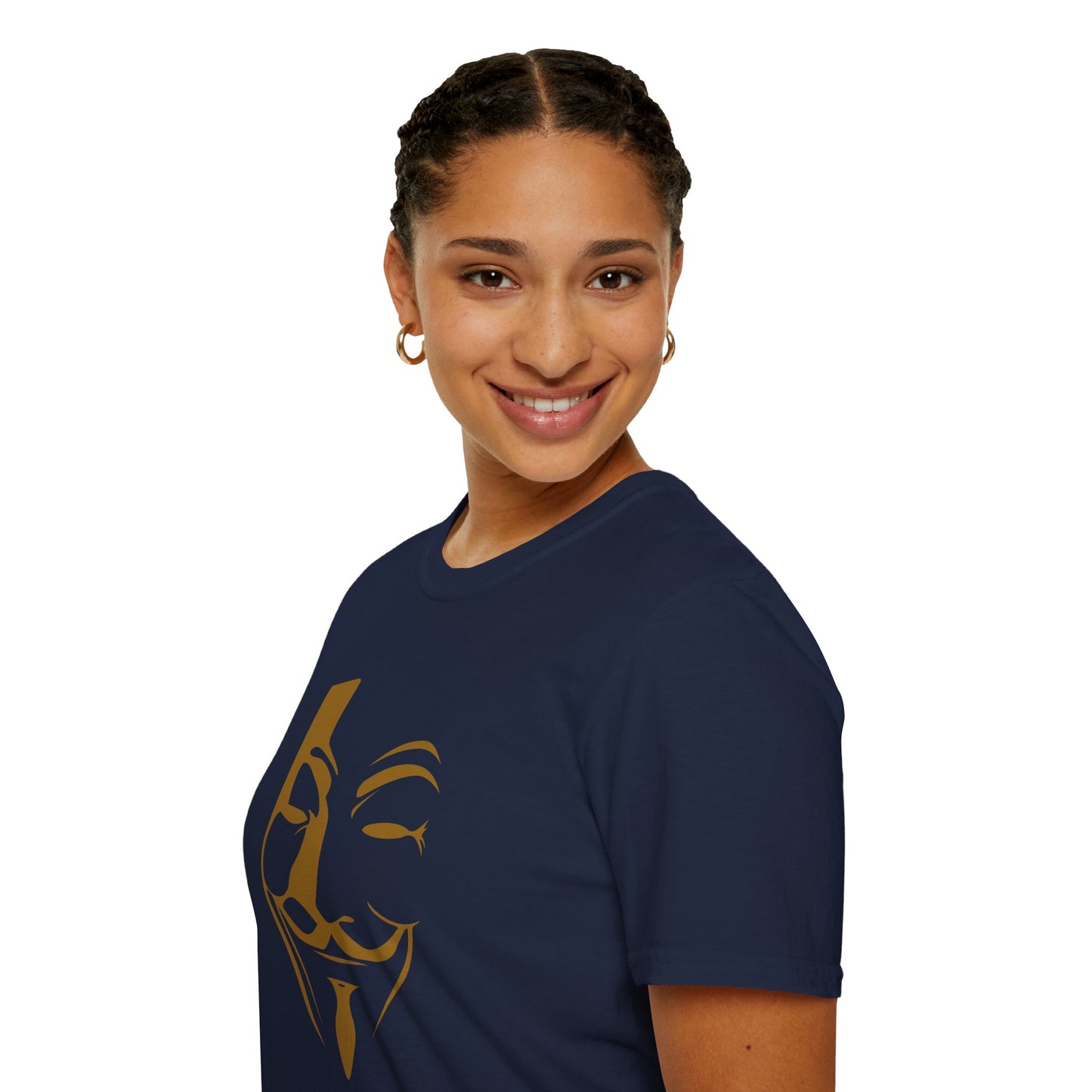 Guy Fawkes Mask T-Shirt — Anonymous/V for Vendetta Inspired Graphic Tee