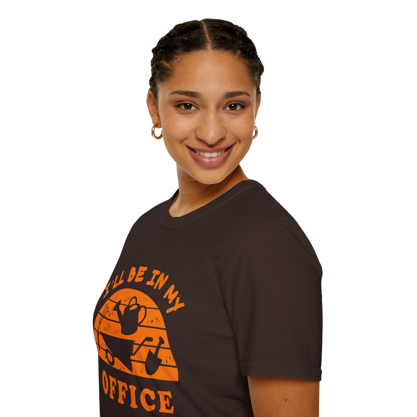 I'll Be In My Office T-Shirt — Funny Gardening Tee with Watering Can