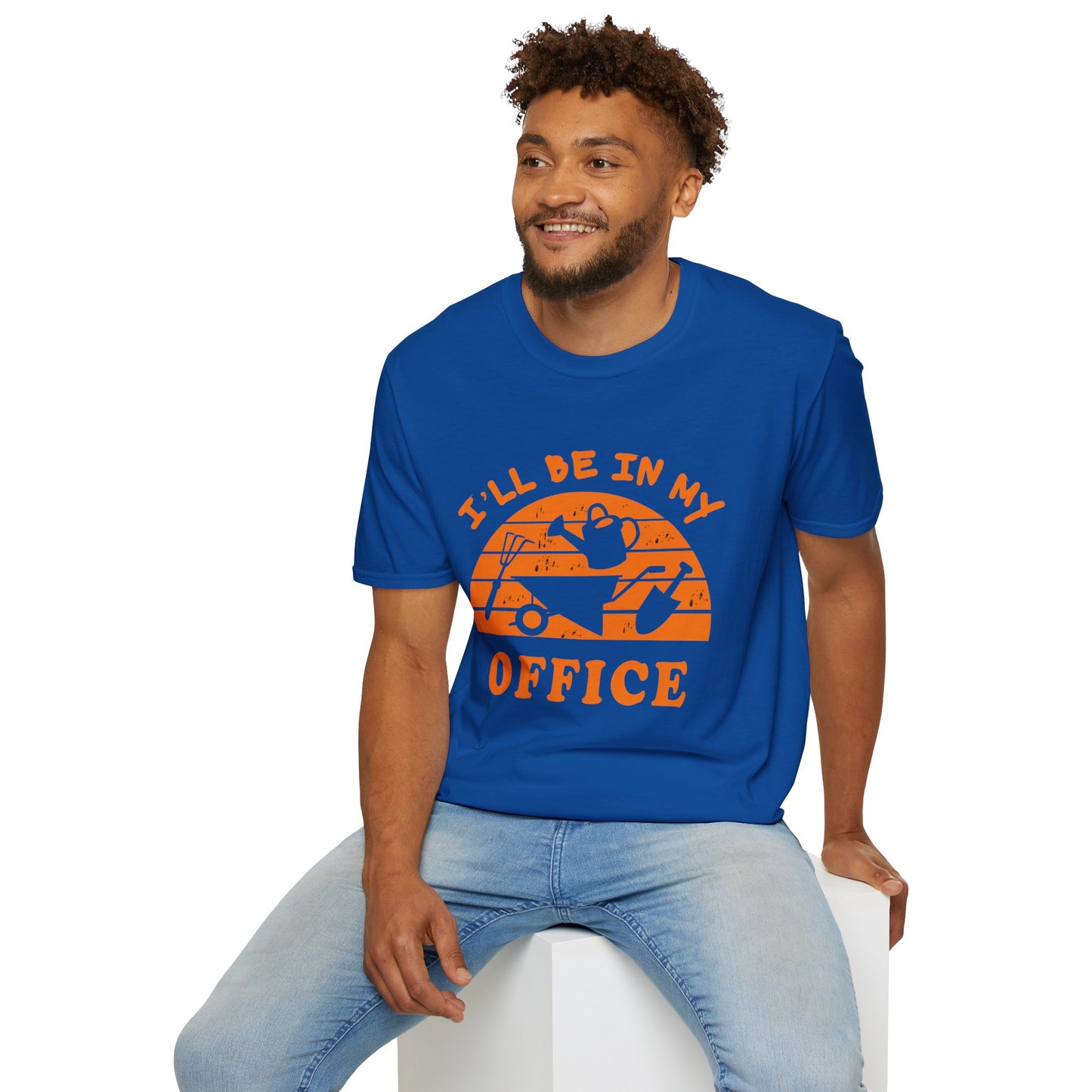 I'll Be In My Office T-Shirt — Funny Gardening Tee with Watering Can