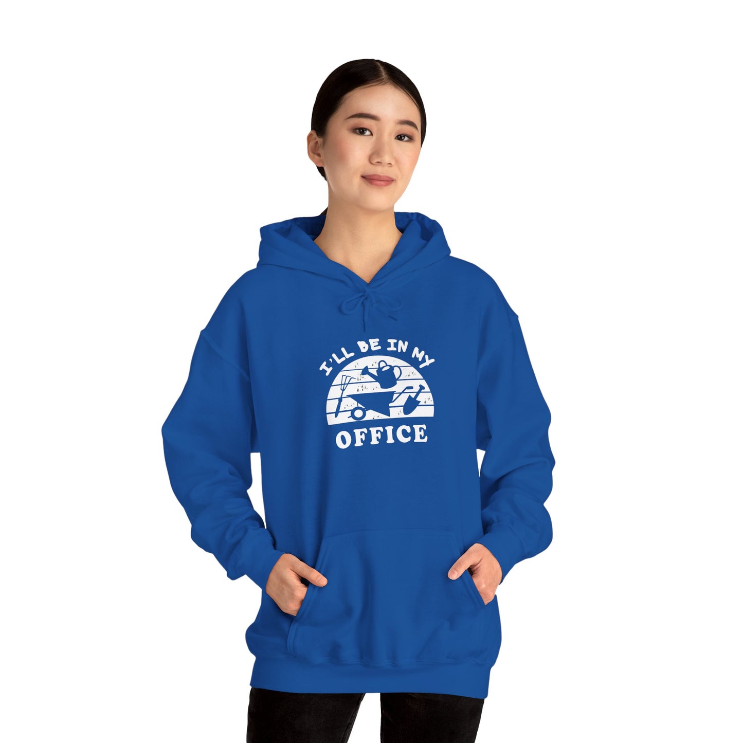 Hoodie — “I’ll Be In My Office” Cat Van Graphic Hoodie