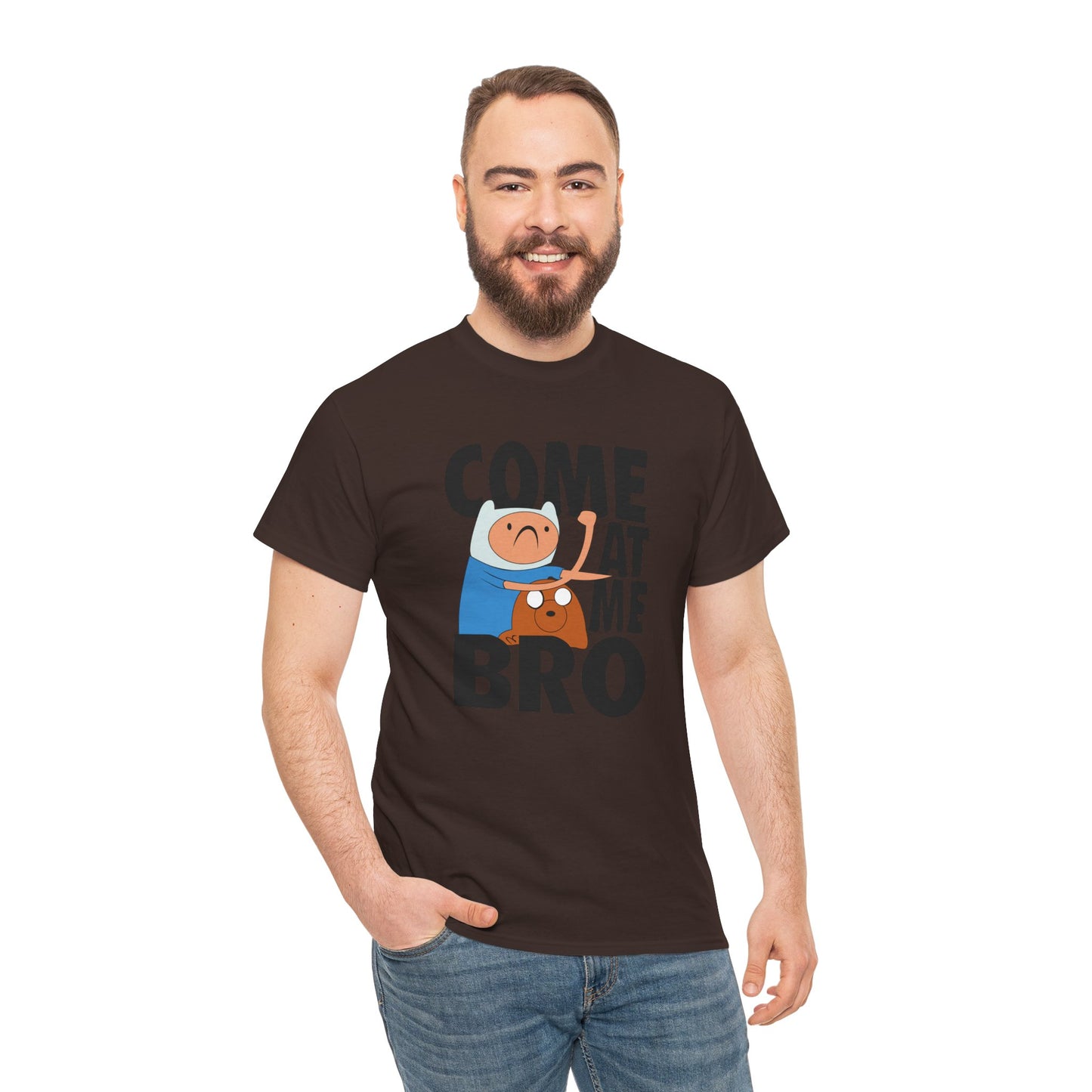 Come At Me Bro T‑Shirt — Funny Cartoon Bros Graphic Tee