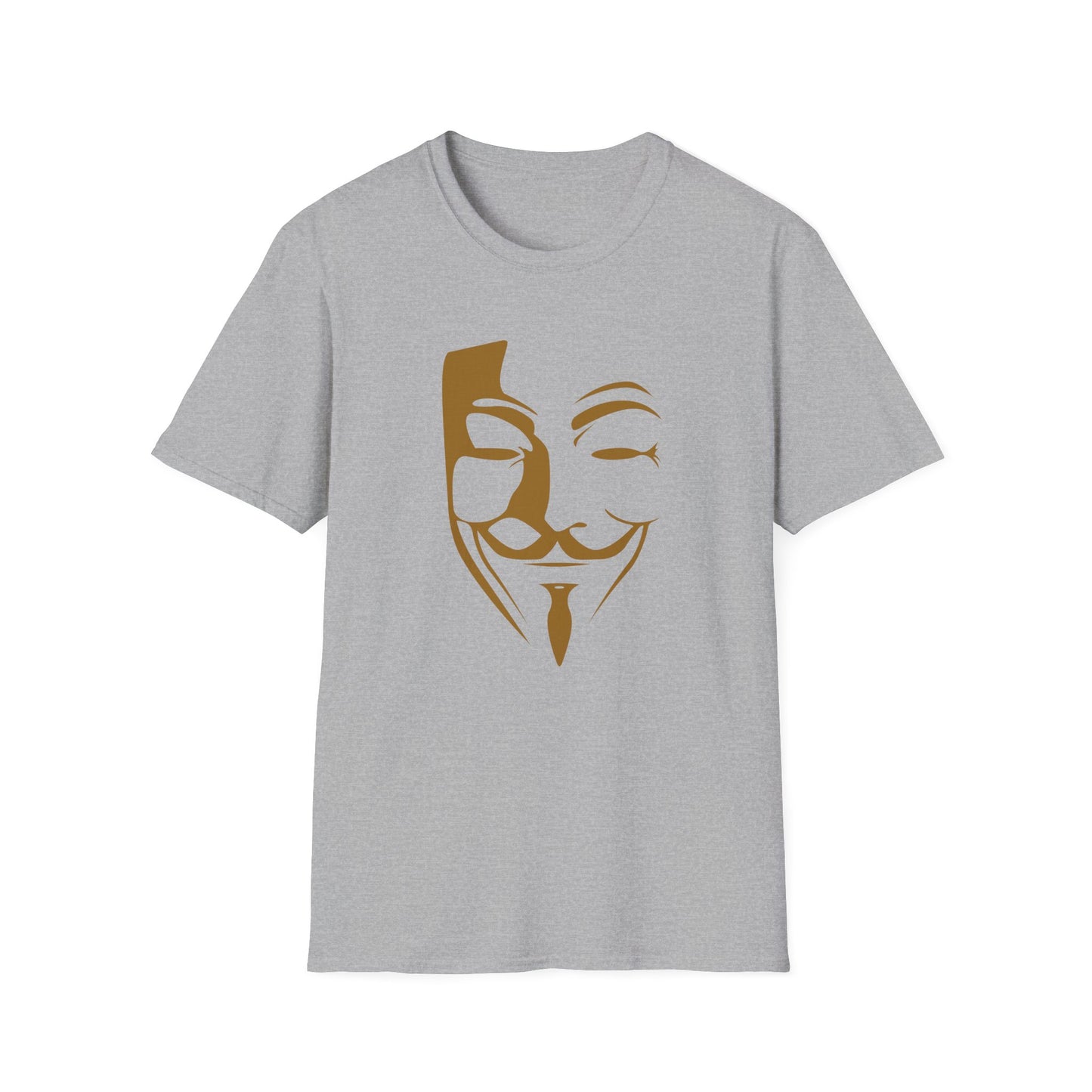 Guy Fawkes Mask T-Shirt — Anonymous/V for Vendetta Inspired Graphic Tee
