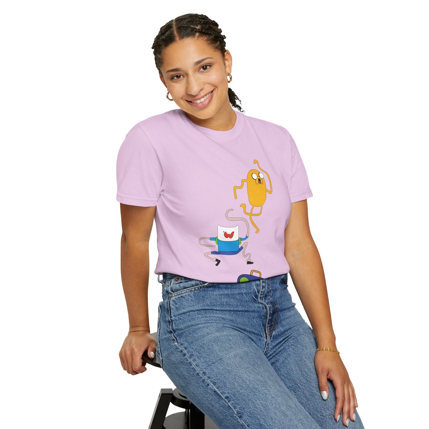 Adventure Time Dance Party T-Shirt — Jake & Radio Cartoon Tee
