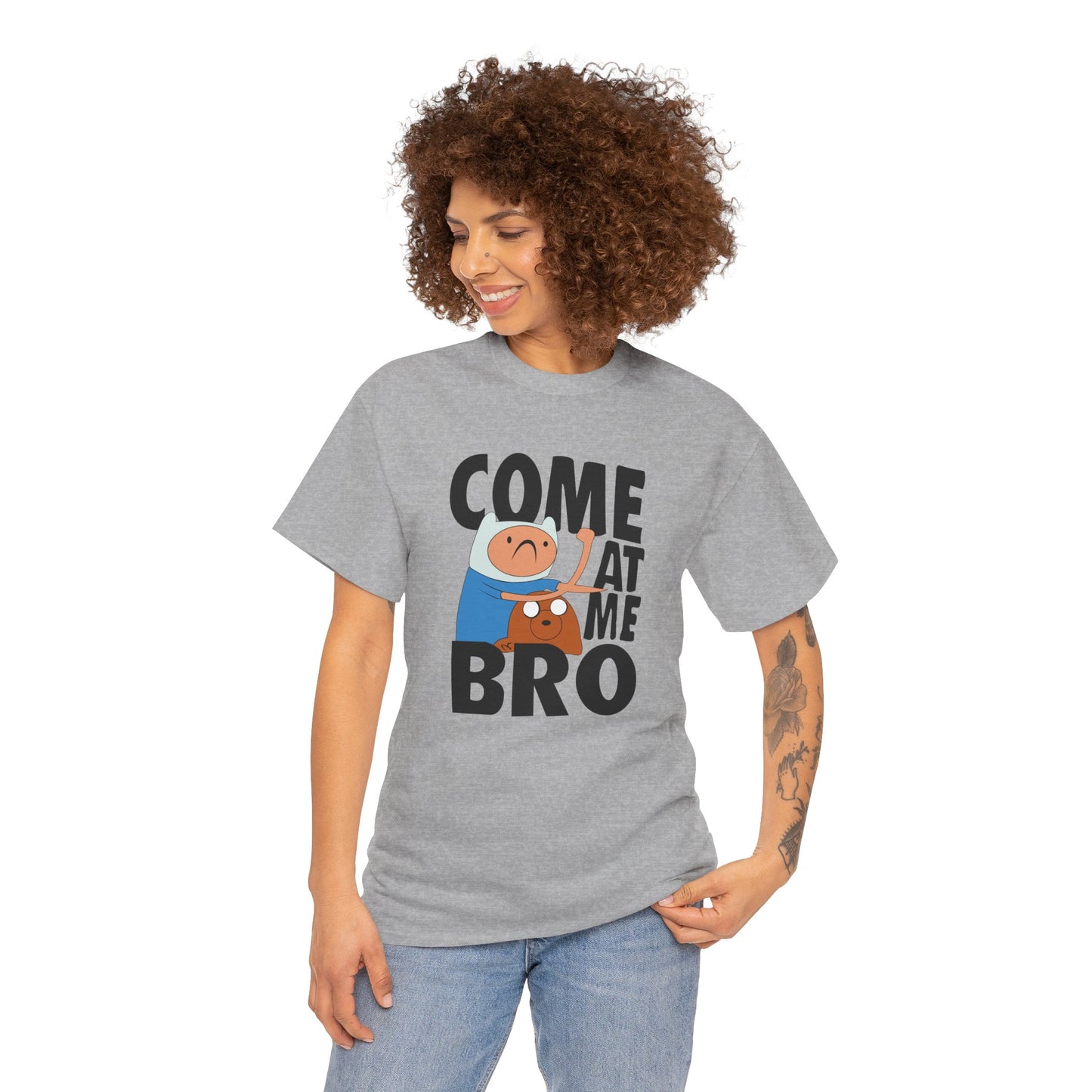 Come At Me Bro T‑Shirt — Funny Cartoon Bros Graphic Tee