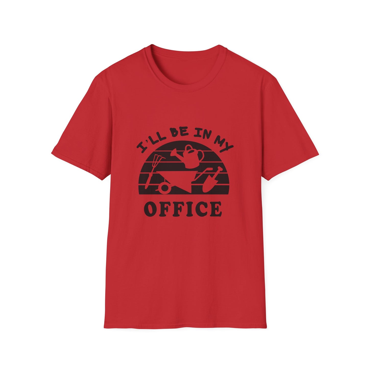 Garden Office T-Shirt — "I'll Be In My Office" Plant & Watering Can Tee