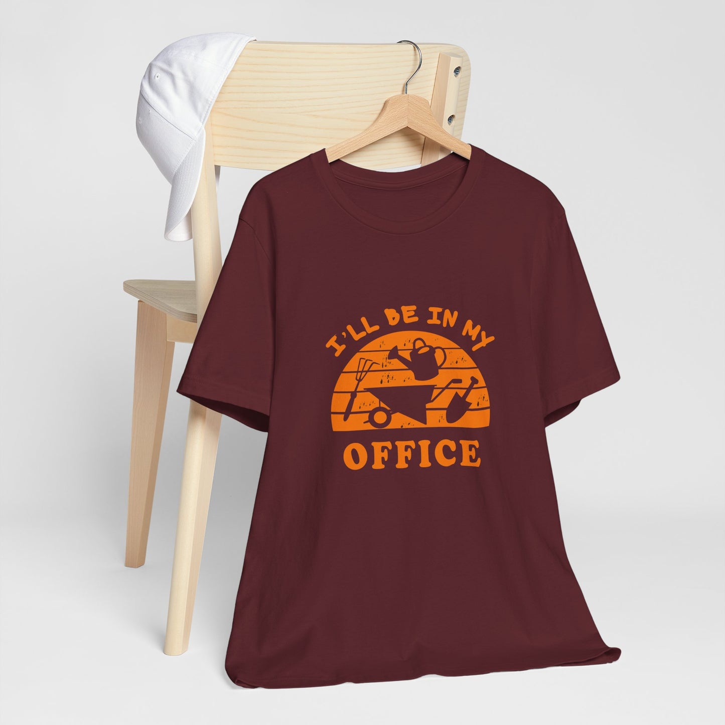 I'll Be In My Office T-Shirt — Gardening Watering Can Graphic Tee