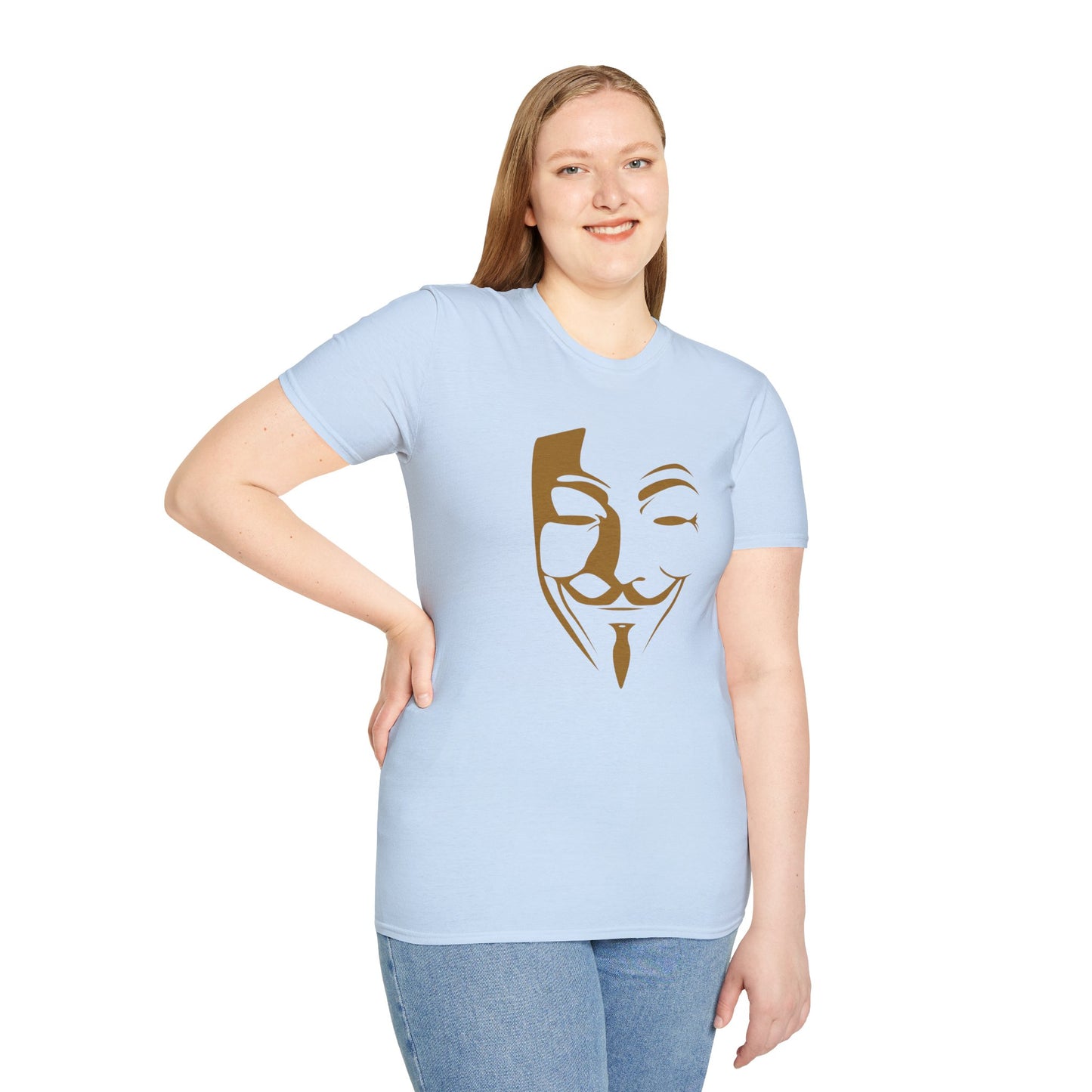 Guy Fawkes Mask T-Shirt — Anonymous/V for Vendetta Inspired Graphic Tee