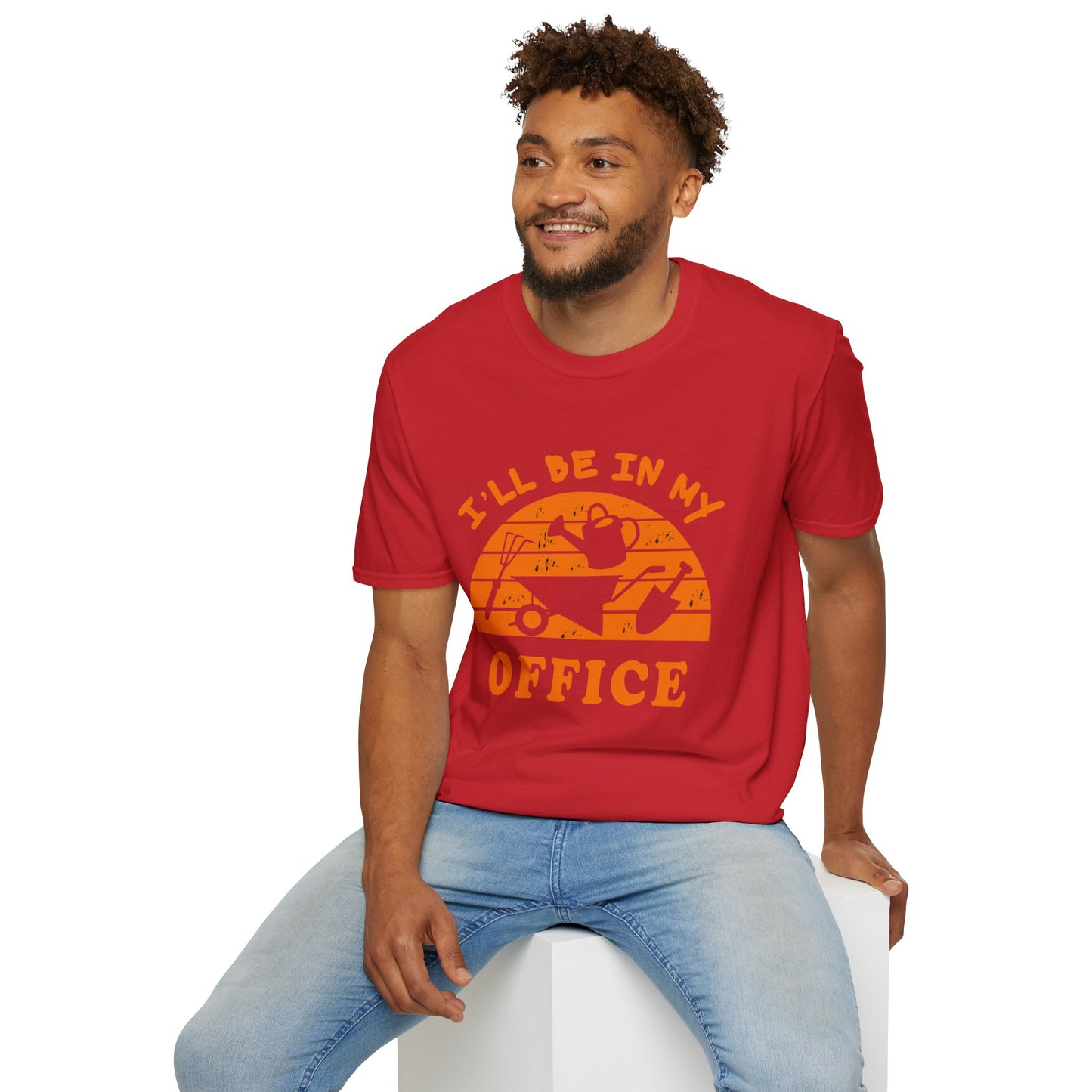I'll Be In My Office T-Shirt — Funny Gardening Tee with Watering Can