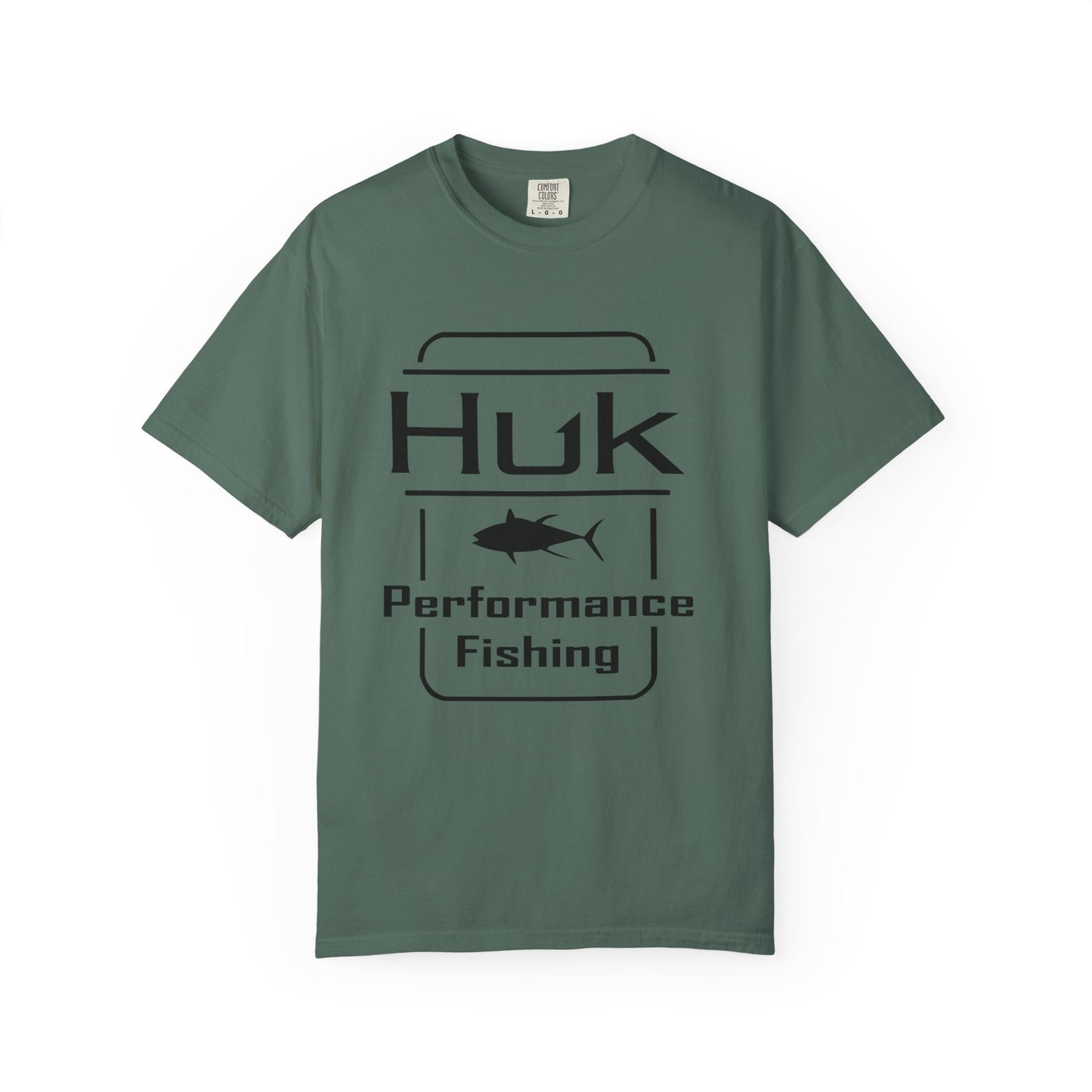 HUK Fishing Performance T-Shirt — "Huk Performance Fishing" Graphic Tee