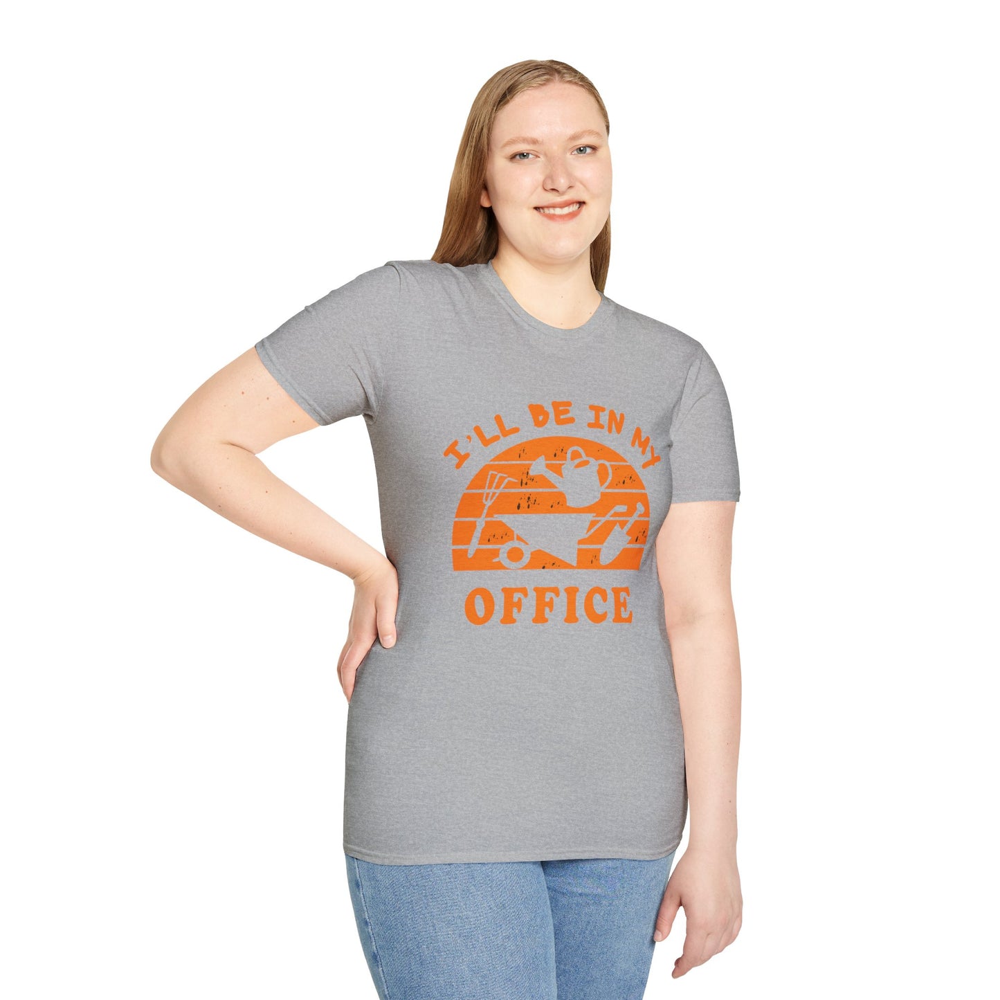I'll Be In My Office T-Shirt — Funny Gardening Tee with Watering Can