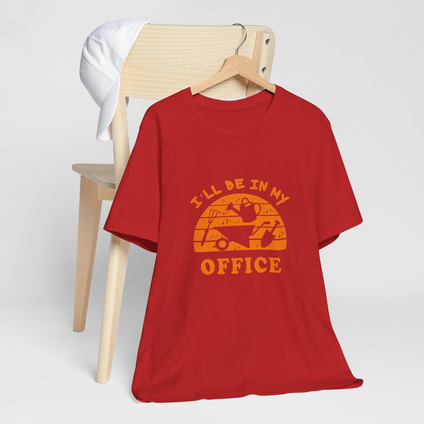 I'll Be In My Office T-Shirt — Gardening Watering Can Graphic Tee