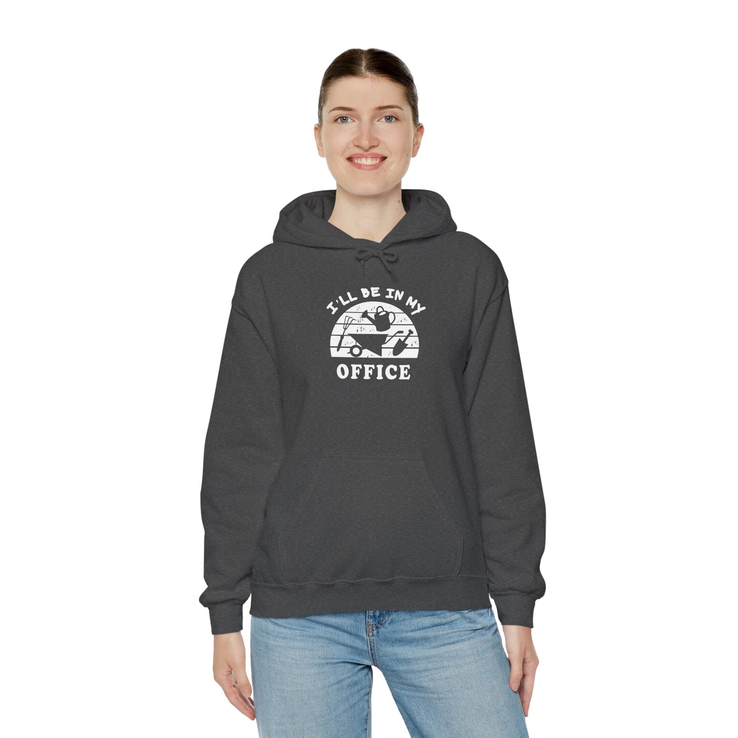 Hoodie — “I’ll Be In My Office” Cat Van Graphic Hoodie
