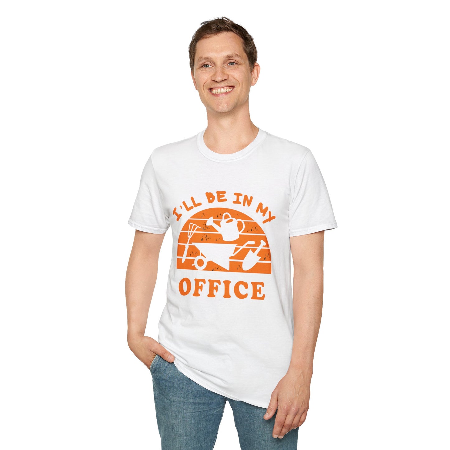 I'll Be In My Office T-Shirt — Funny Gardening Tee with Watering Can