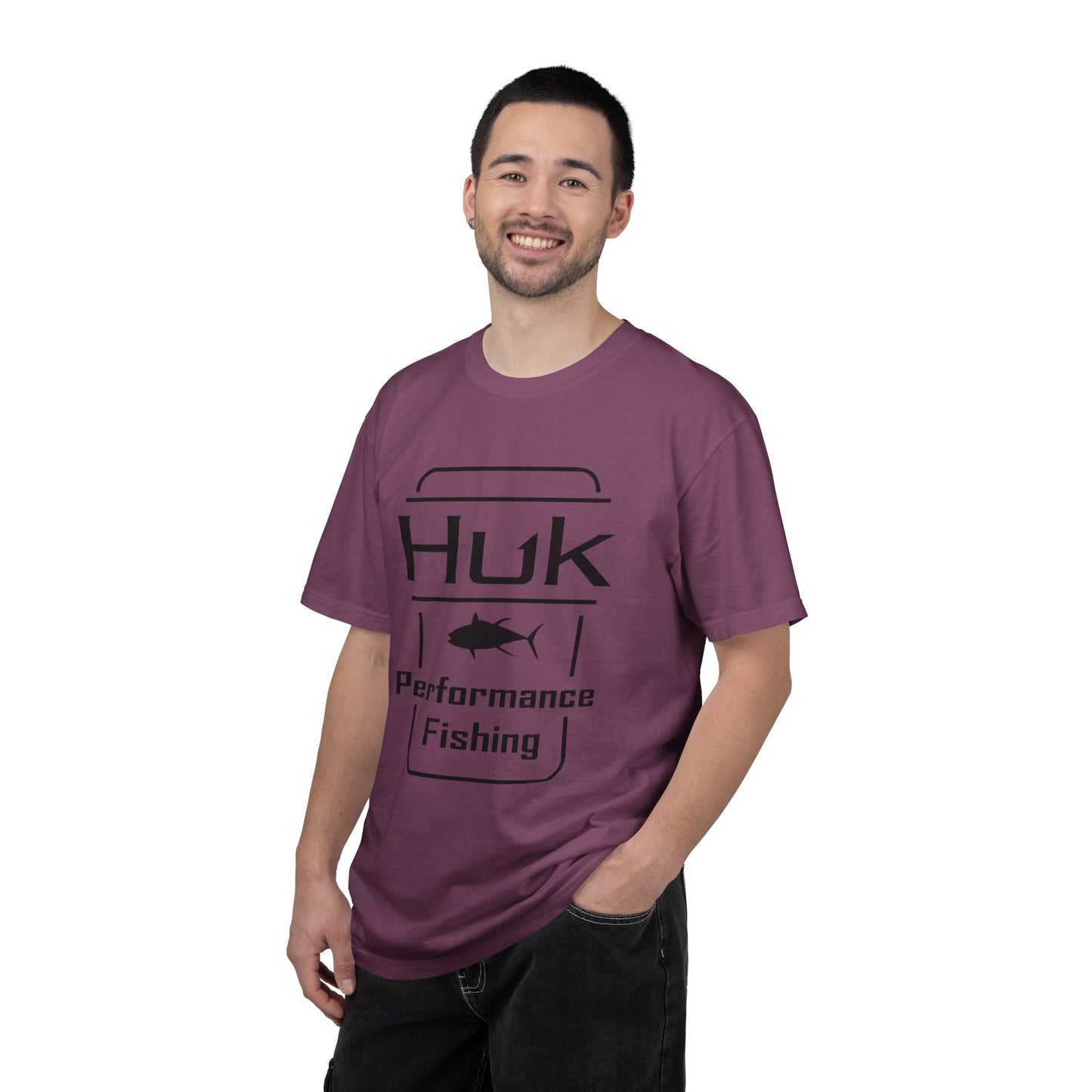 HUK Fishing Performance T-Shirt — "Huk Performance Fishing" Graphic Tee