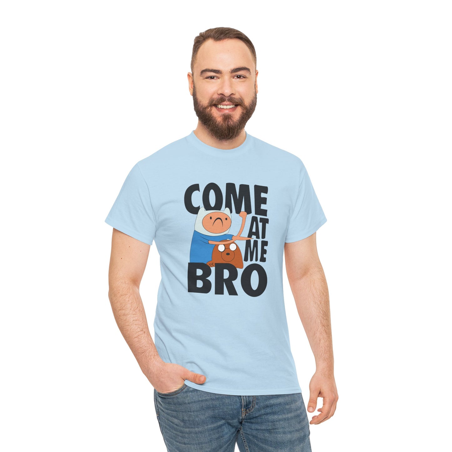 Come At Me Bro T‑Shirt — Funny Cartoon Bros Graphic Tee