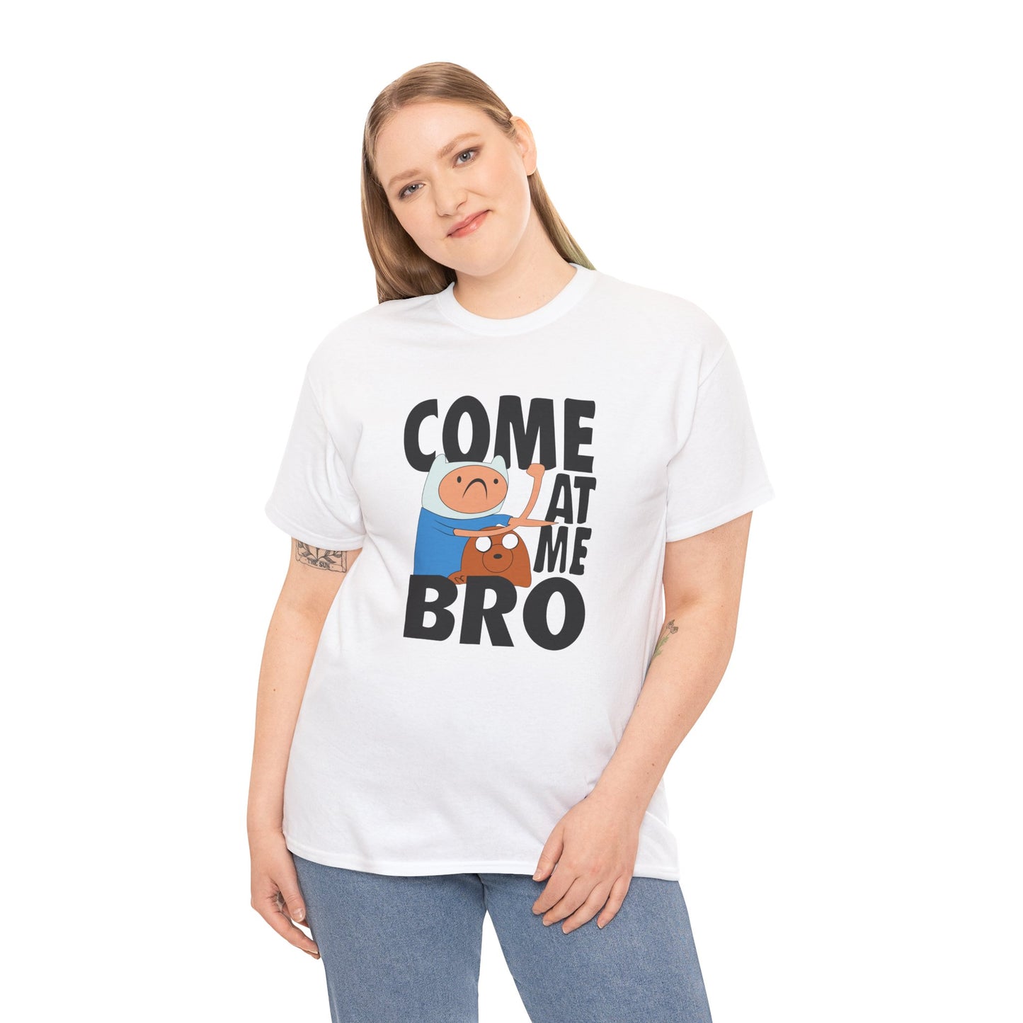 Come At Me Bro T‑Shirt — Funny Cartoon Bros Graphic Tee