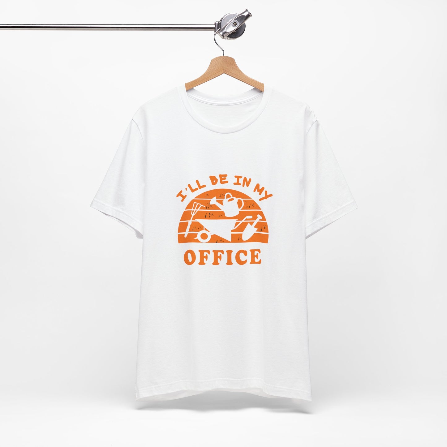I'll Be In My Office T-Shirt — Gardening Watering Can Graphic Tee