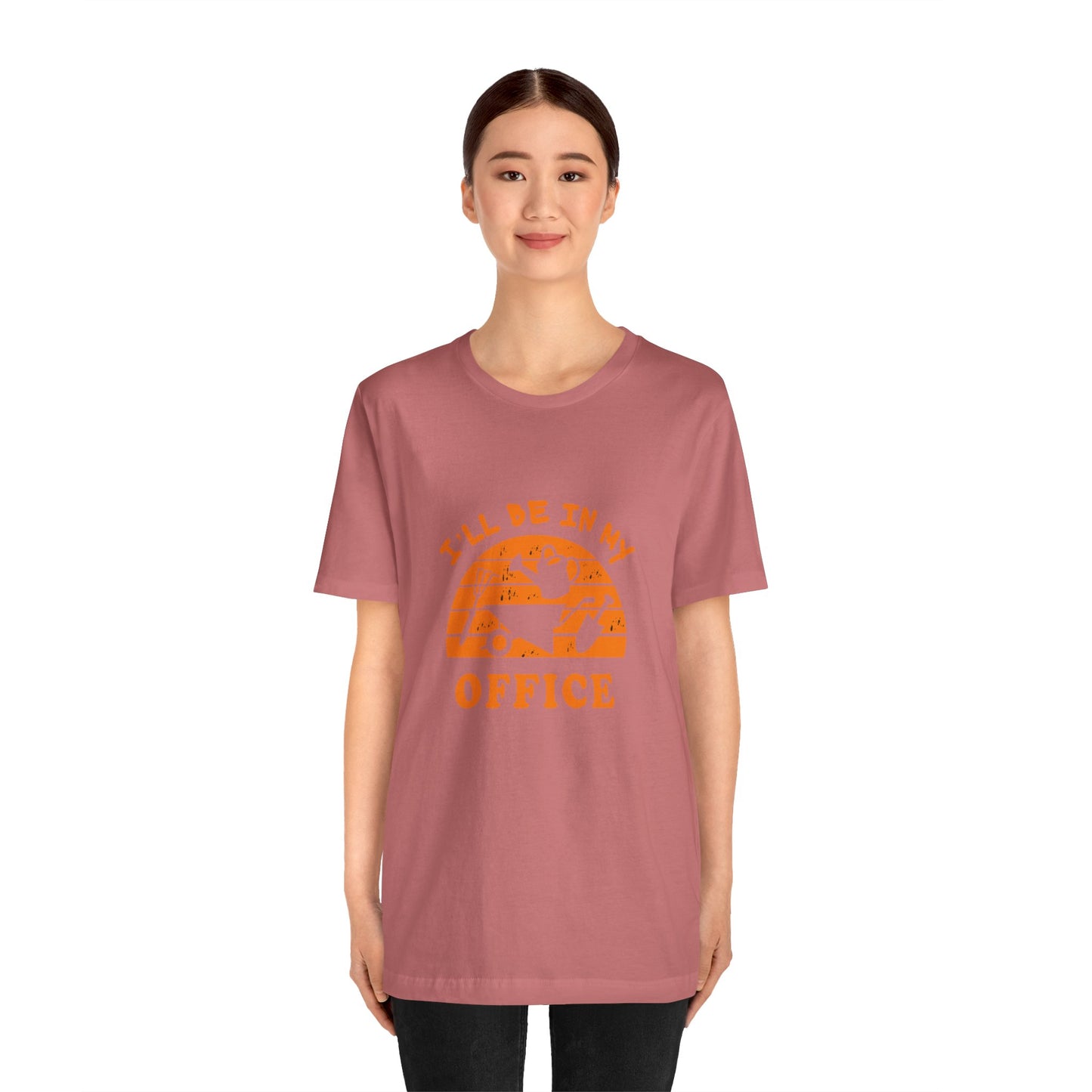 I'll Be In My Office T-Shirt — Gardening Watering Can Graphic Tee