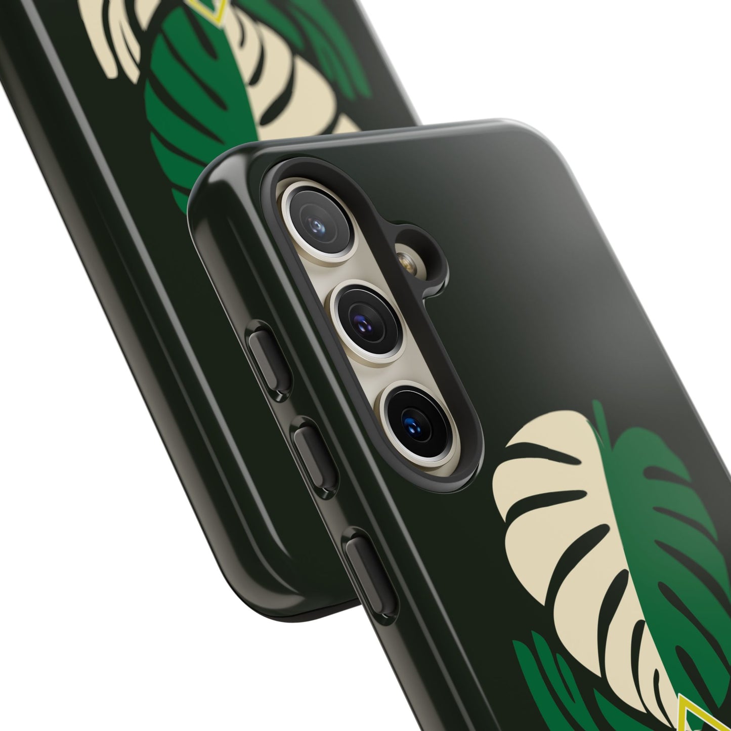 Phone Case — 'Droid Addict' Tropical Monstera Protective Case
