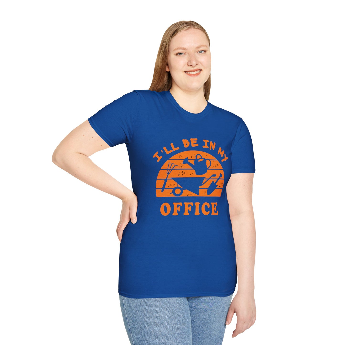 I'll Be In My Office T-Shirt — Funny Gardening Tee with Watering Can