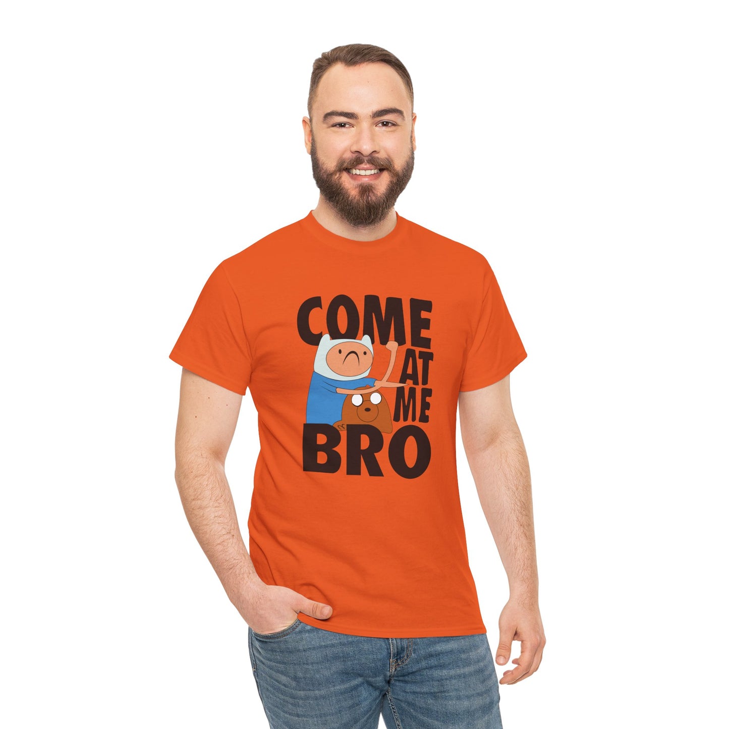 Come At Me Bro T‑Shirt — Funny Cartoon Bros Graphic Tee
