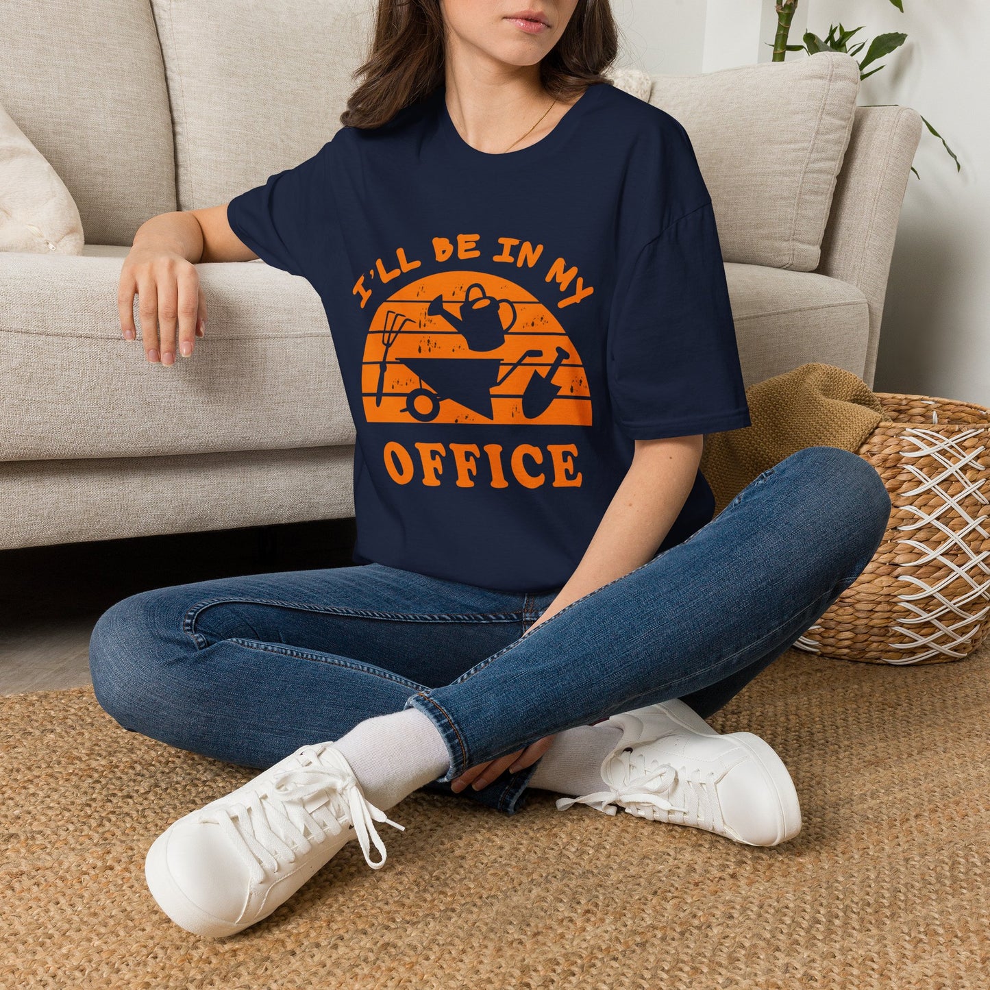 I'll Be In My Office T-Shirt — Funny Gardening Tee with Watering Can
