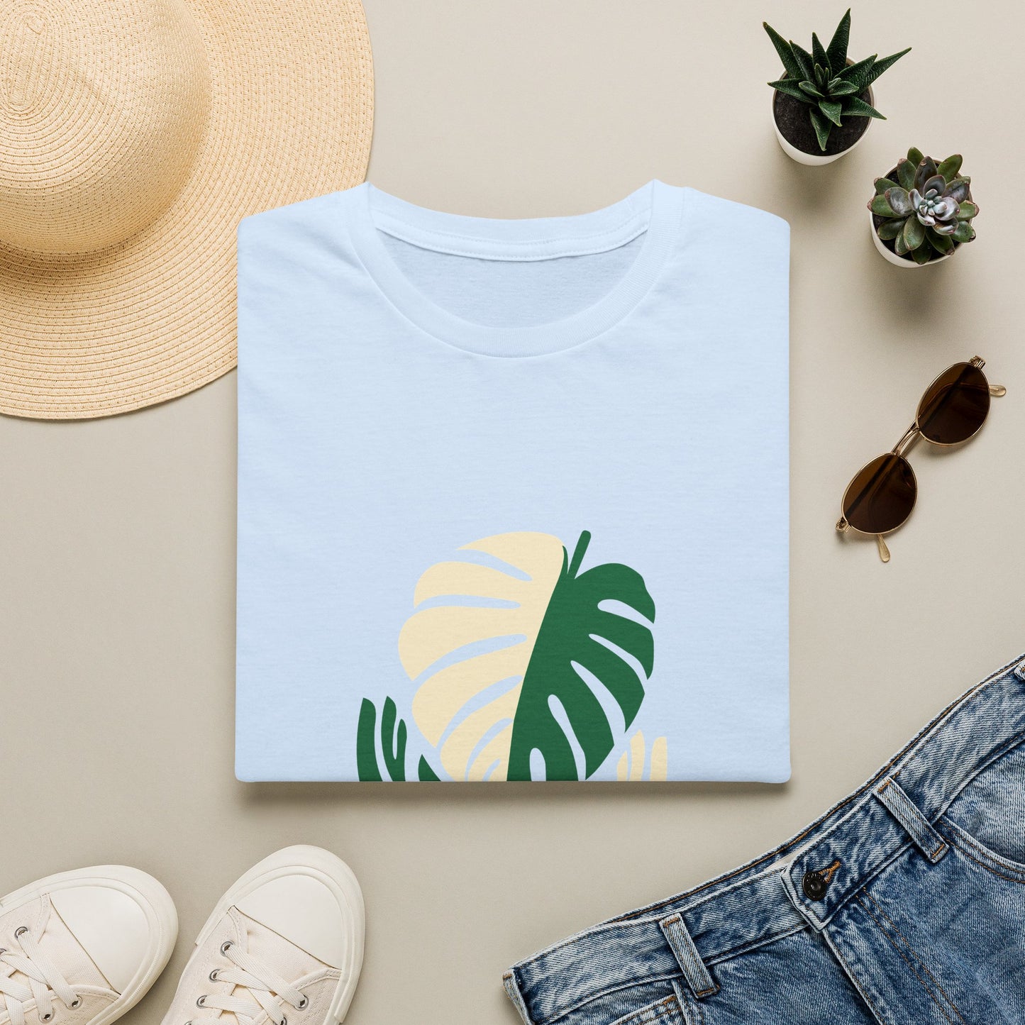 Monstera Leaf Tee - Aroid Addict — Tropical Plant Lover T-Shirt