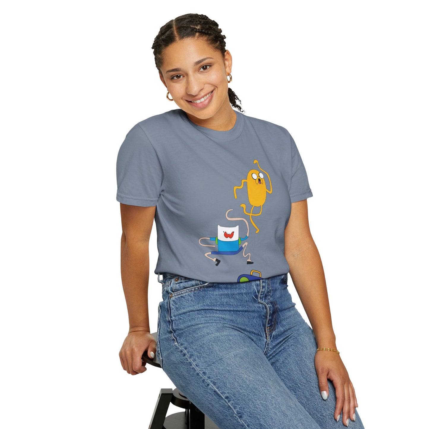 Adventure Time Dance Party T-Shirt — Jake & Radio Cartoon Tee