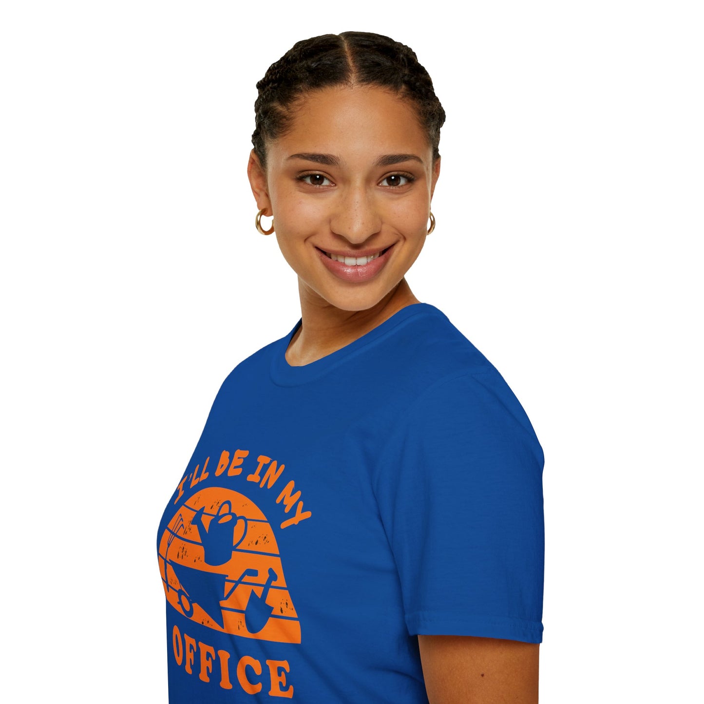 I'll Be In My Office T-Shirt — Funny Gardening Tee with Watering Can
