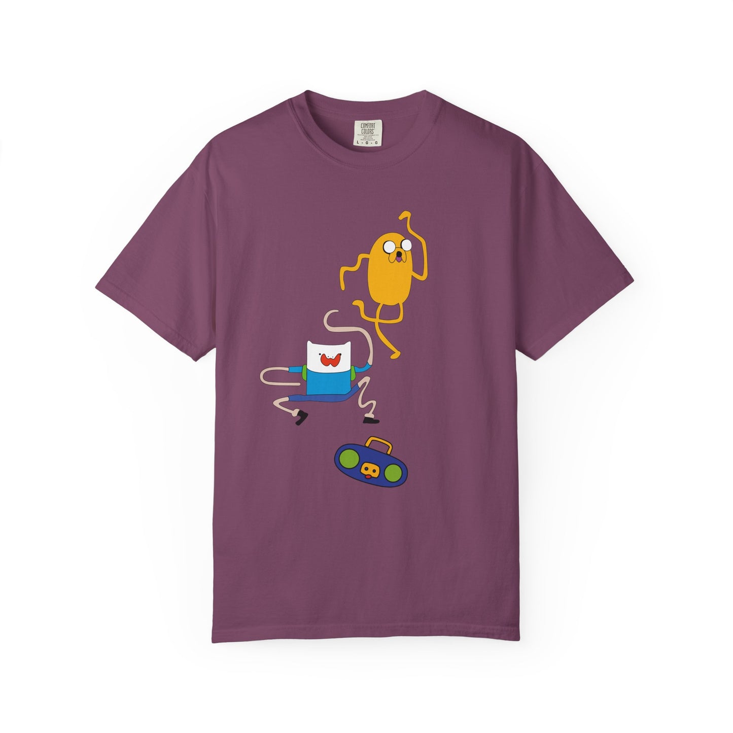 Adventure Time Dance Party T-Shirt — Jake & Radio Cartoon Tee