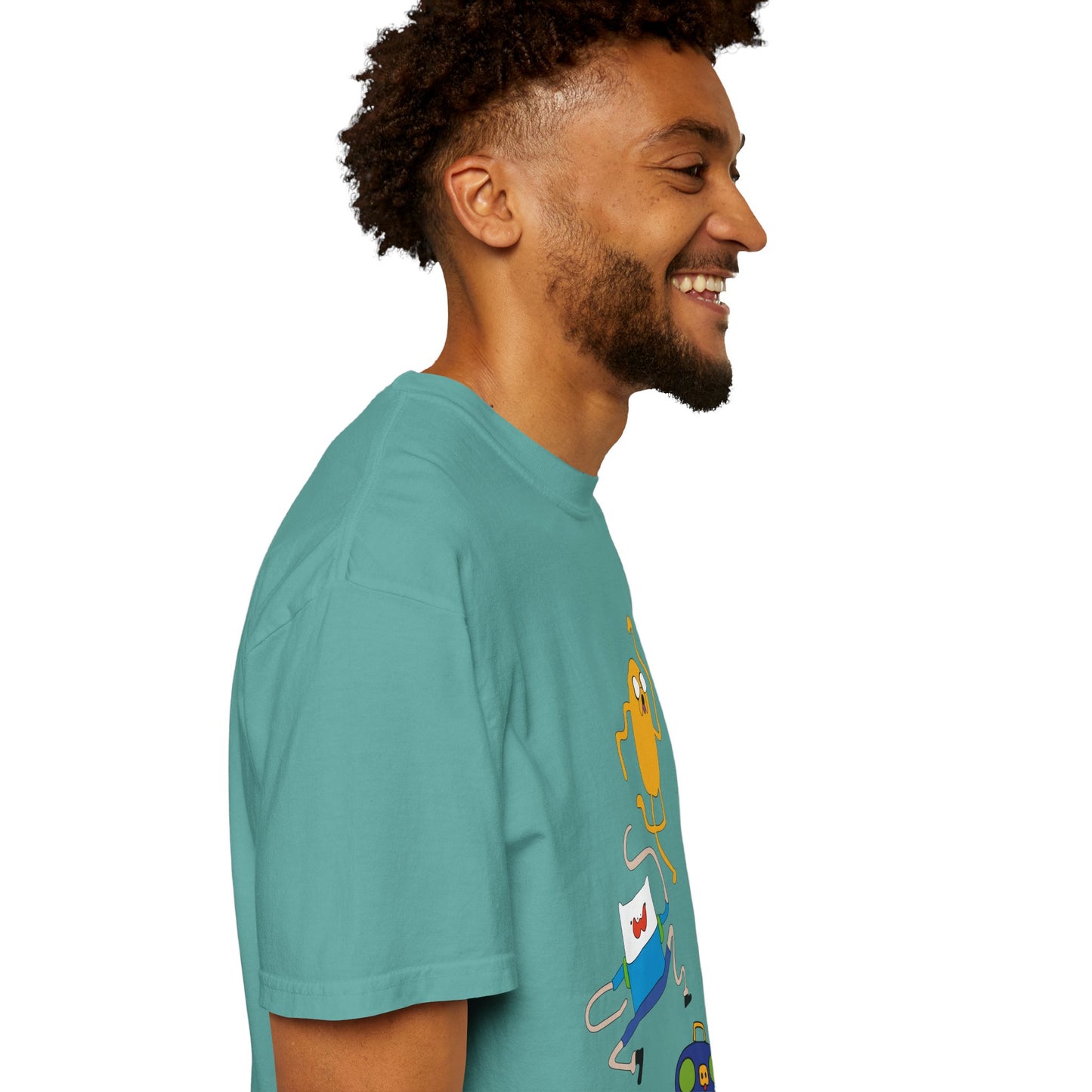 Adventure Time Dance Party T-Shirt — Jake & Radio Cartoon Tee