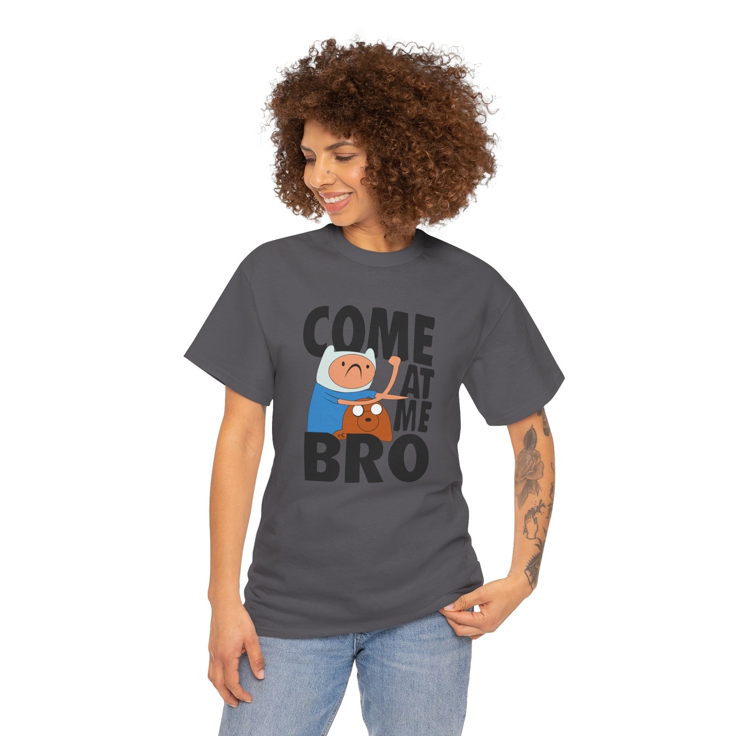Come At Me Bro T‑Shirt — Funny Cartoon Bros Graphic Tee