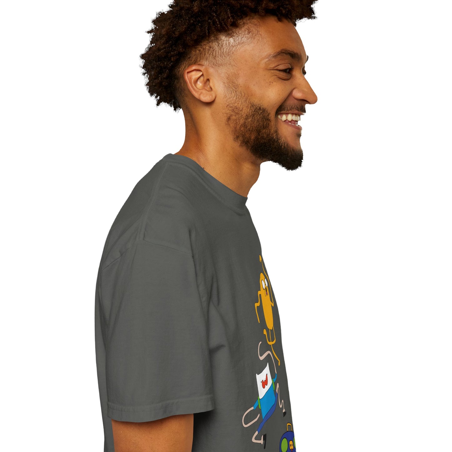 Adventure Time Dance Party T-Shirt — Jake & Radio Cartoon Tee
