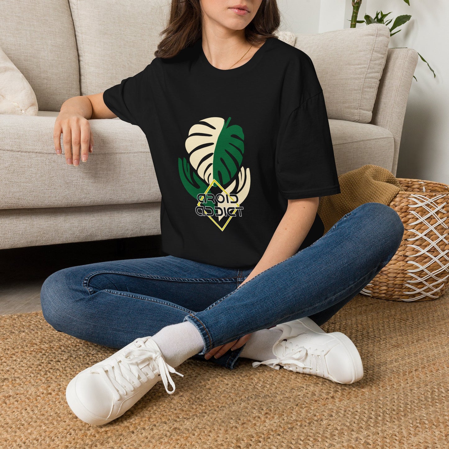 Monstera Leaf Tee - Aroid Addict — Tropical Plant Lover T-Shirt
