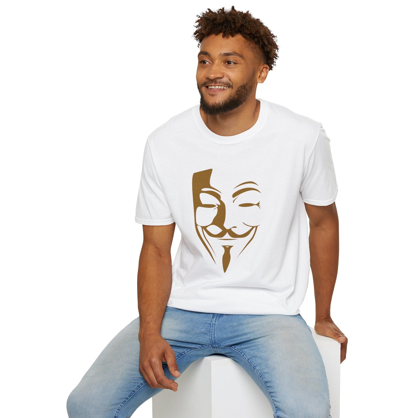 Guy Fawkes Mask T-Shirt — Anonymous/V for Vendetta Inspired Graphic Tee
