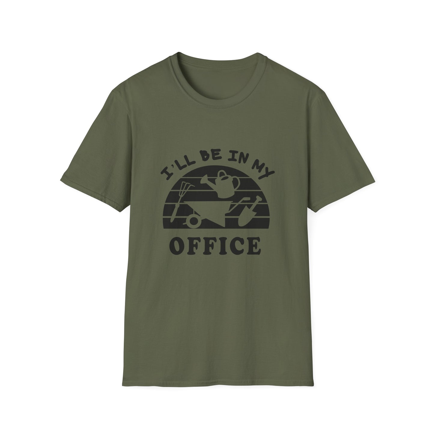 Garden Office T-Shirt — "I'll Be In My Office" Plant & Watering Can Tee