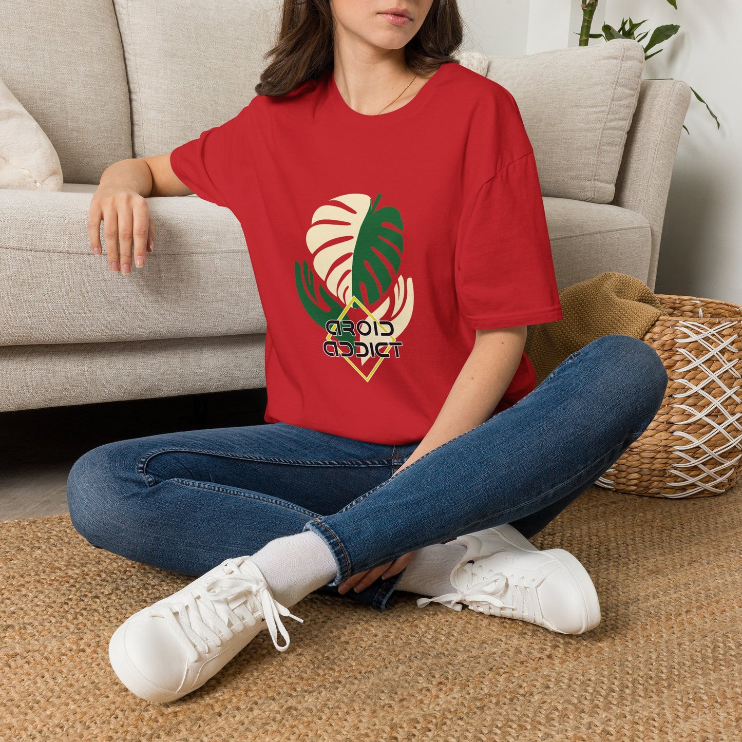Monstera Leaf Tee - Aroid Addict — Tropical Plant Lover T-Shirt