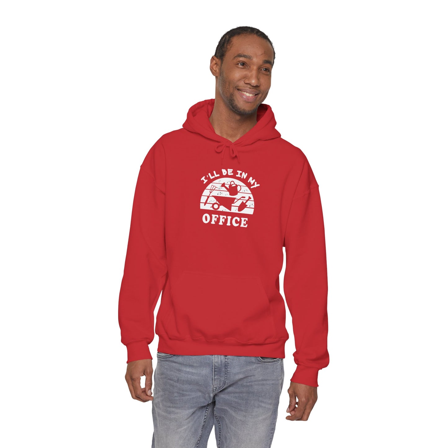 Hoodie — “I’ll Be In My Office” Cat Van Graphic Hoodie