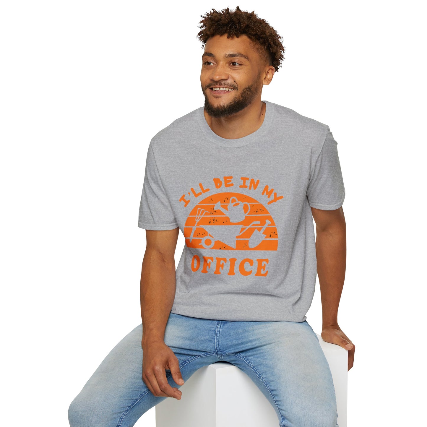 I'll Be In My Office T-Shirt — Funny Gardening Tee with Watering Can